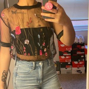 Fashion Nova Mesh Top